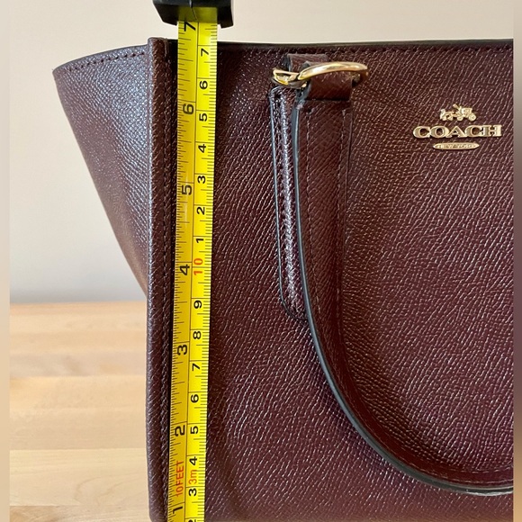 Coach Crosby Carryall 21 Crossgrain Leather in Oxblood NWOT - Picture 8 of 9